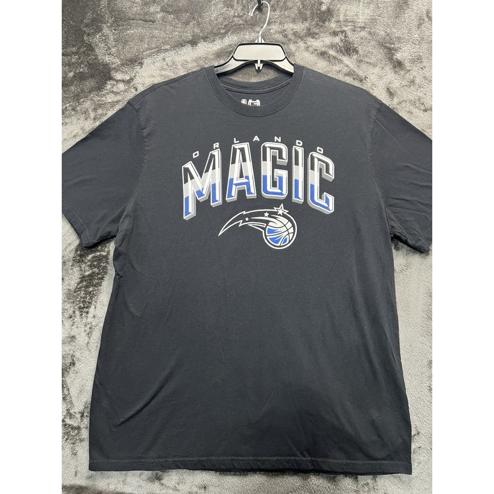 Ultra Game Men's XXL Orlando Magic NBA Black Graphic T-Shirt